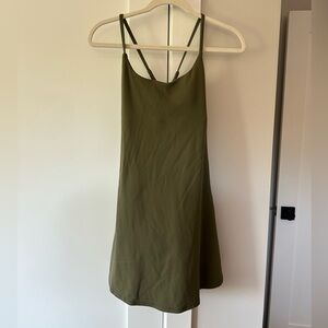 Olive green athletic dress